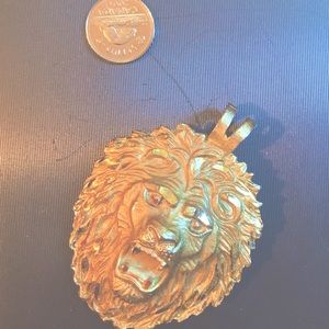 GOLD LIONHEAD PENDANT (only pendant)